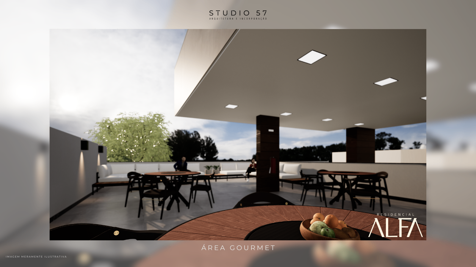 Área gourmet do Residencial Alfa