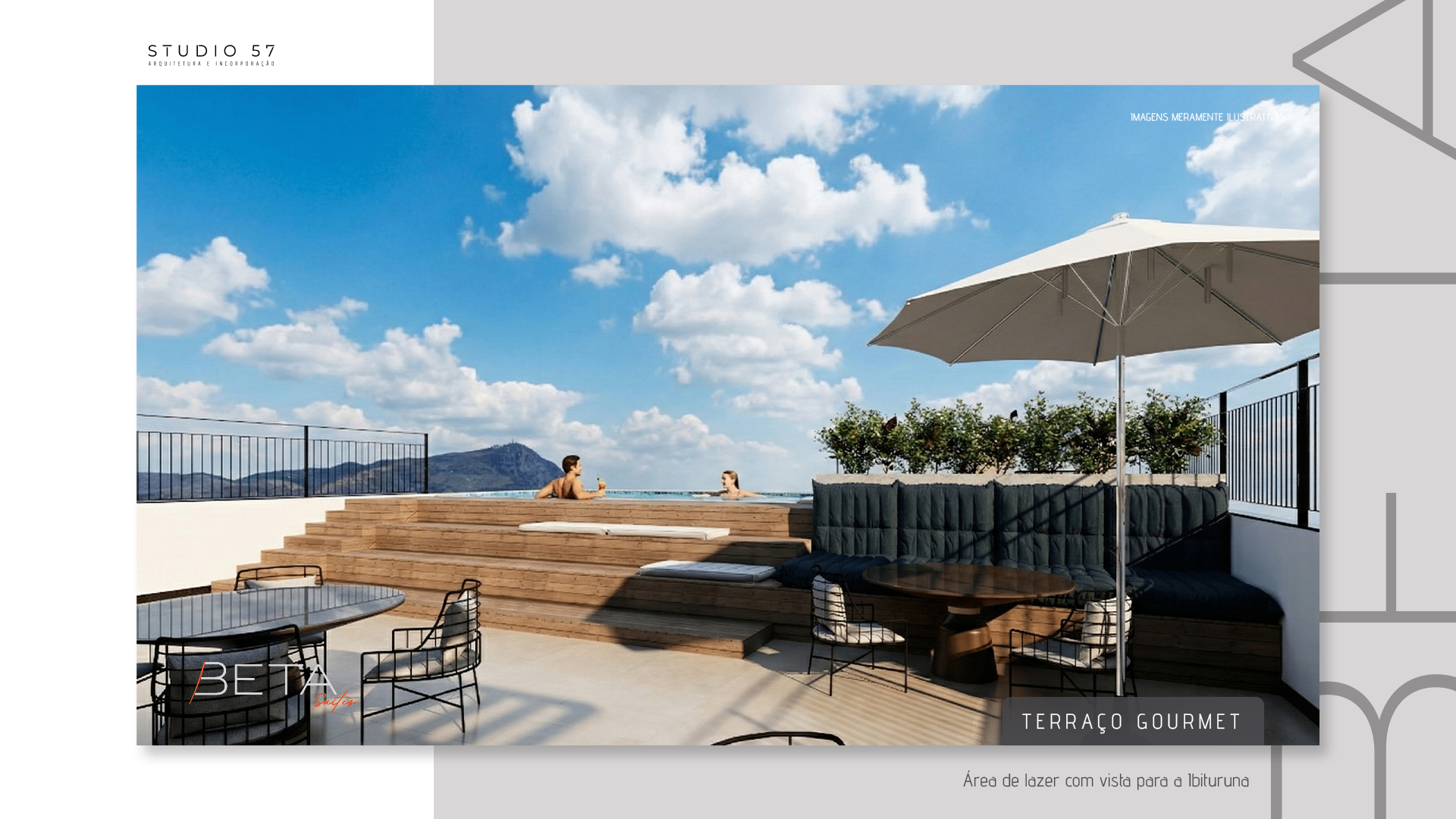 Área de Lazer no Terraço